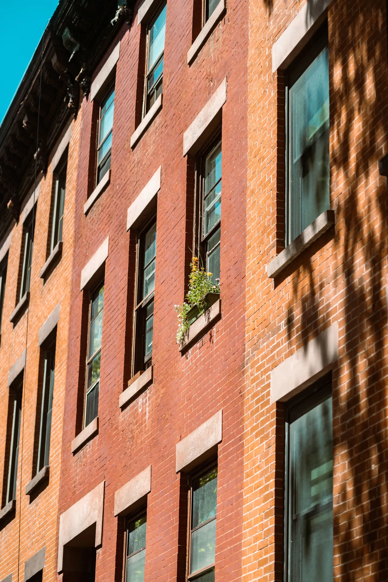 A brick walk-up — the kind of building Keystone is built for